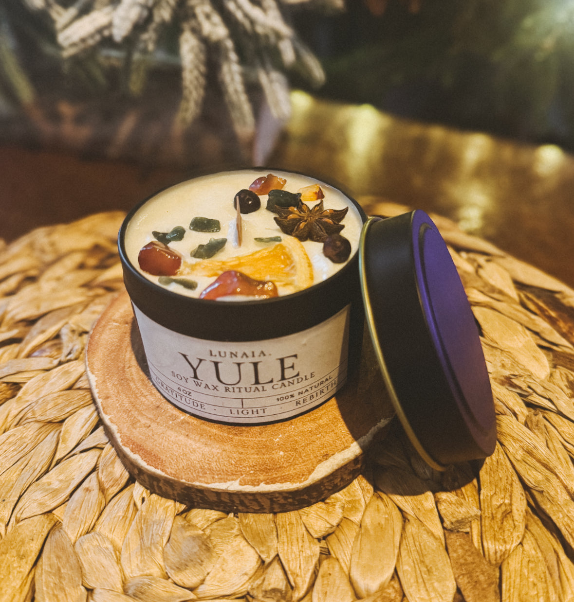 Yule Ritual Candle