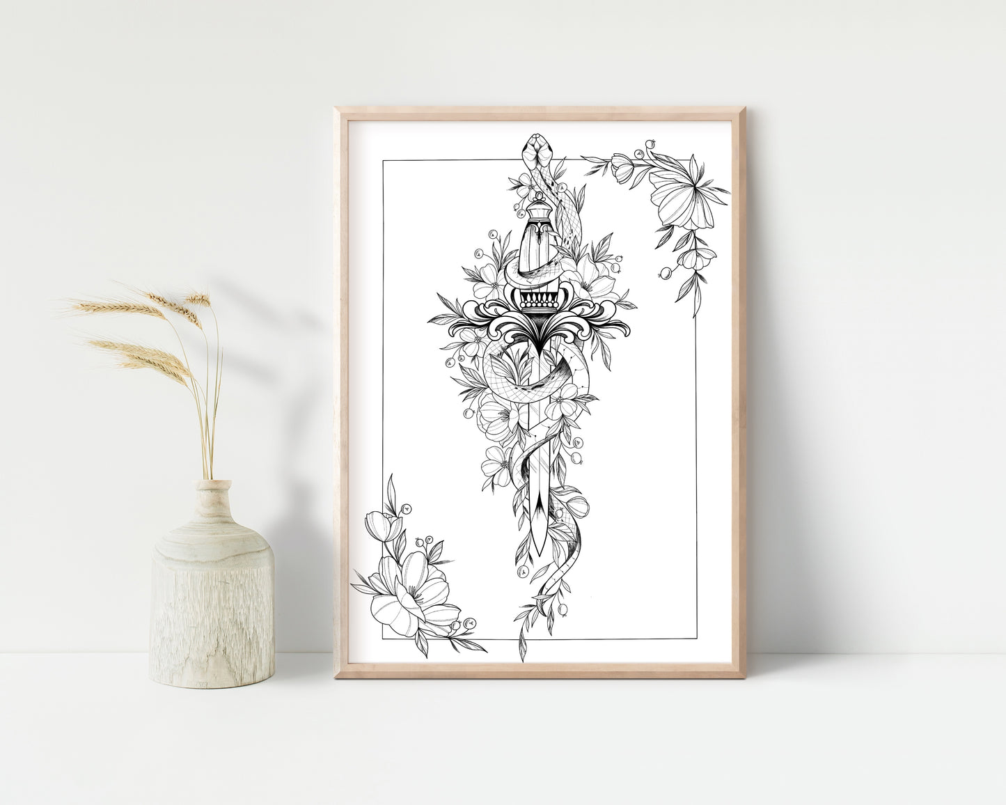 Snake & Dagger Limited Print