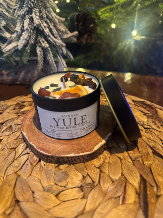 Yule Ritual Candle
