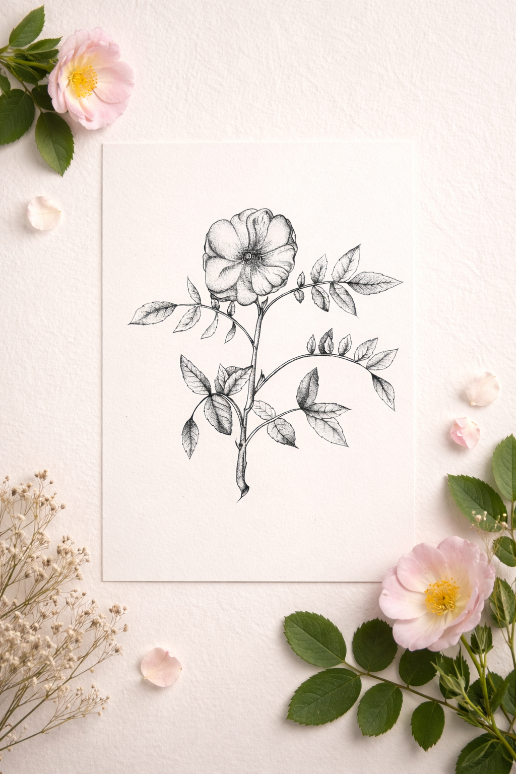 Wild Rose Limited Art Print